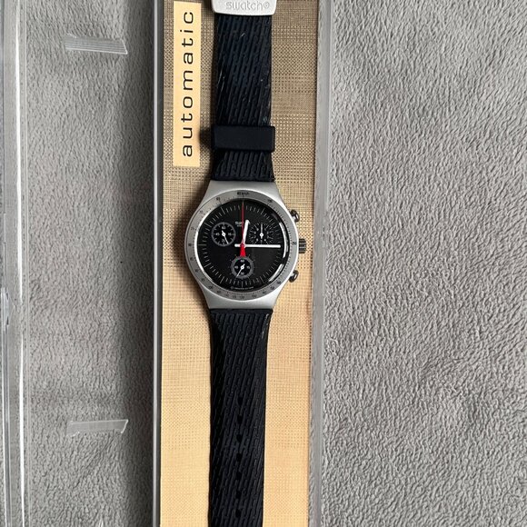 RARE SWATCH WATCH CHRONO TIME CUT TOO YCS1007 1998 - Picture 3 of 5